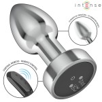 INTENSE - PLUG ANALE 10 VIBRAZIONI METALLO CON TELECOMANDO S